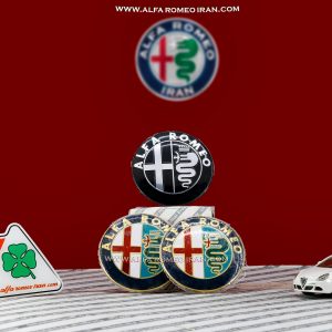 لوگو جلو پنجره و درب صندوق آلفارومئو