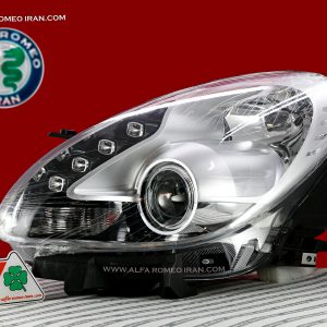 مجموعه چراغ جلو داخل سفید آلفارومئو جولیتا